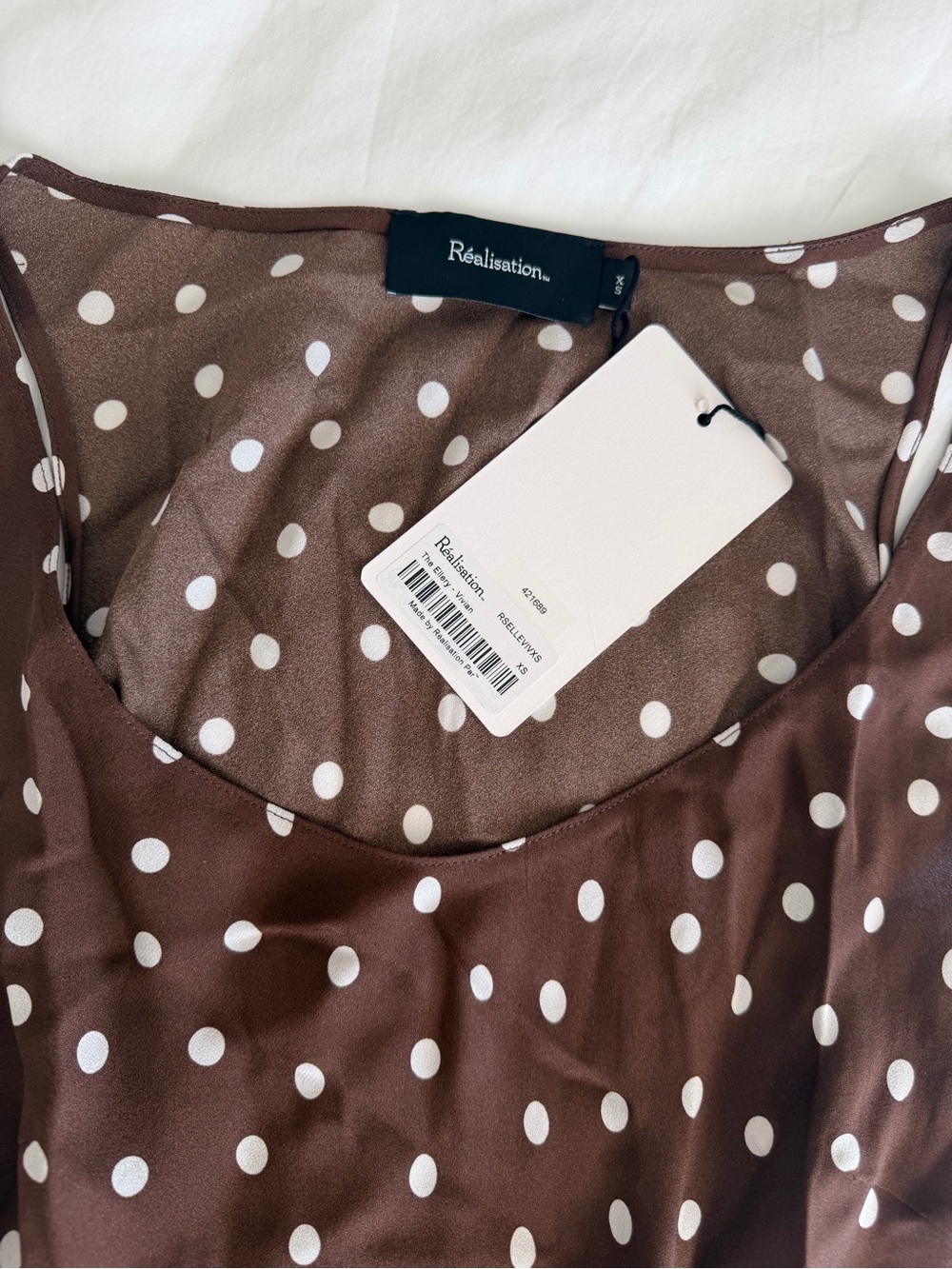 Realisation Par The Ellery Brown Polka Dot Maxi Dress - Picture 10 of 10